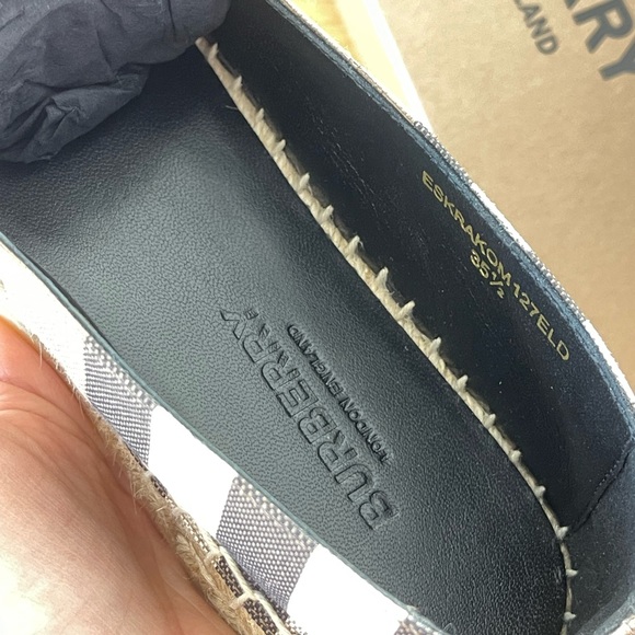 Canvas Check Espadrilles BIRCH BROWN - Picture 7 of 7